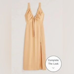 Abercrombie and Fitch Orange Midi Dress